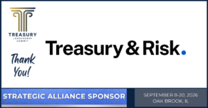 Announcement of Treasury & Risk joining as Strategic Alliance Sponsor for the 2026 Treasury Leadership Summit